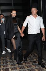 ADRIANA LIMA and Andre Lemmers Leaves Hotel Costes at Paris Fashion Week 09/28/2024