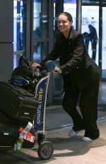 ADRIANA LIMA Arrives at JFK Airport in New York 09/23/2024