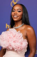 AJA NAOMI KING at 76th Emmy Awards at Peacock Theatre in Los Angeles 09/15/2024