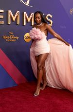 AJA NAOMI KING at 76th Emmy Awards at Peacock Theatre in Los Angeles 09/15/2024