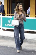 ALESSANDRA AMBROSIO Leaves Cipriani in Beverly Hills 09/19/2024