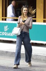 ALESSANDRA AMBROSIO Leaves Cipriani in Beverly Hills 09/19/2024