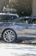 ALESSANDRA AMBROSIO Out Driving Her $300,000.00 Bentley Continental in Los Angeles 09/07/2024