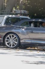 ALESSANDRA AMBROSIO Out Driving Her $300,000.00 Bentley Continental in Los Angeles 09/07/2024