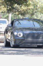 ALESSANDRA AMBROSIO Out Driving Her $300,000.00 Bentley Continental in Los Angeles 09/07/2024