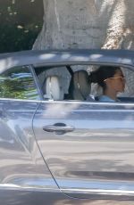ALESSANDRA AMBROSIO Out Driving Her $300,000.00 Bentley Continental in Los Angeles 09/07/2024