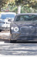 ALESSANDRA AMBROSIO Out Driving Her $300,000.00 Bentley Continental in Los Angeles 09/07/2024