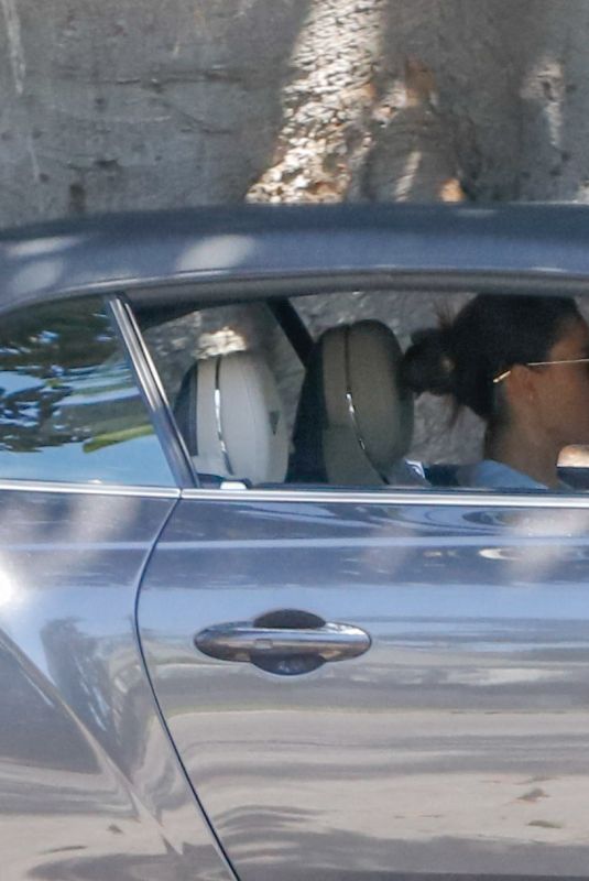 ALESSANDRA AMBROSIO Out Driving Her $300,000.00 Bentley Continental in Los Angeles 09/07/2024