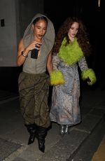 ALEX SCOTT and JESS GLYNNE Arrives at Burberry Afterparty at London Fashion Week 09/16/2024