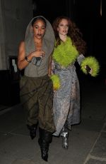 ALEX SCOTT and JESS GLYNNE Arrives at Burberry Afterparty at London Fashion Week 09/16/2024