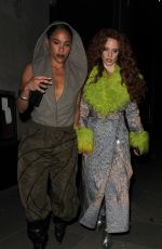 ALEX SCOTT and JESS GLYNNE Arrives at Burberry Afterparty at London Fashion Week 09/16/2024