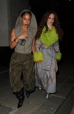 ALEX SCOTT and JESS GLYNNE Arrives at Burberry Afterparty at London Fashion Week 09/16/2024