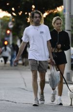 ALEXIS REN Out Walking Her Dog in Los Angeles 09/17/2024