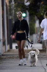 ALEXIS REN Out Walking Her Dog in Los Angeles 09/17/2024