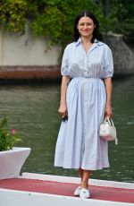ALIA HAWKAT Arrives at Hotel Excelsior at 81st Venice International Film Festival 09/03/2024