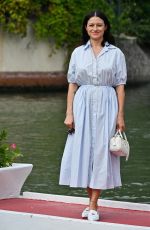 ALIA HAWKAT Arrives at Hotel Excelsior at 81st Venice International Film Festival 09/03/2024