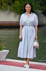 ALIA HAWKAT Arrives at Hotel Excelsior at 81st Venice International Film Festival 09/03/2024