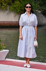 ALIA HAWKAT Arrives at Hotel Excelsior at 81st Venice International Film Festival 09/03/2024