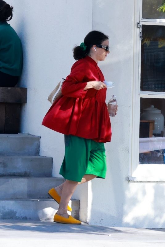 ALIA SHAWKAT Out for Coffee at Maru in Los Feliz 09/28/2024
