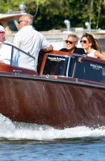 AMAL and George CLOONEY Leaves Cipriani Hotel at 81st Venice Film Festival 08/31/2024