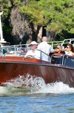 AMAL and George CLOONEY Leaves Cipriani Hotel at 81st Venice Film Festival 08/31/2024