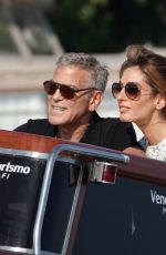AMAL and George CLOONEY Leaves Cipriani Hotel at 81st Venice Film Festival 08/31/2024