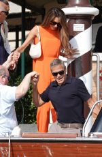 AMAL and George CLOONEY Leaves Venice 09/03/2024