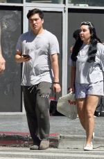 AMANDA BYNES Out with a Friend on Hollywood Blvd in Los Angeles 09/05/2024
