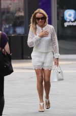 AMANDA HOLDEN Arrives at Heart Breakfast Studio in London 09/19/2024
