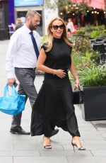 AMANDA HOLDEN Arrives at Heart Radio in London 09/03/2024