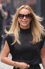 AMANDA HOLDEN Arrives at Heart Radio in London 09/03/2024