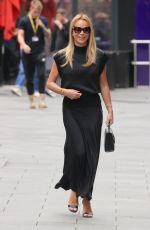 AMANDA HOLDEN Arrives at Heart Radio in London 09/03/2024