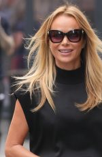 AMANDA HOLDEN Arrives at Heart Radio in London 09/03/2024