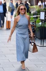 AMANDA HOLDEN Leaves Global Radio Studios in London 09/16/2024
