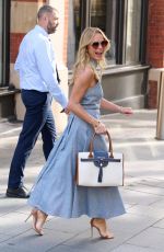 AMANDA HOLDEN Leaves Global Radio Studios in London 09/16/2024