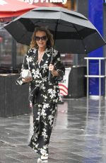 AMANDA HOLDEN Leaves Global Studios Heart Breakfast Show in London 09/05/2024