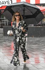 AMANDA HOLDEN Leaves Global Studios Heart Breakfast Show in London 09/05/2024