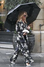 AMANDA HOLDEN Leaves Global Studios Heart Breakfast Show in London 09/05/2024
