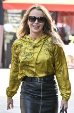 AMANDA HOLDEN Leaves Global Studios in London 09/13/2024