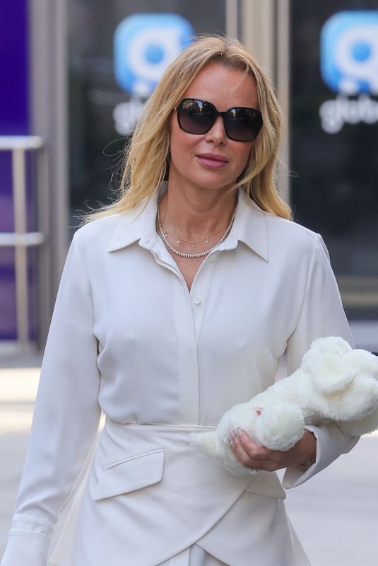 AMANDA HOLDEN Leaves Global Studios in London 09/17/2024