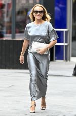 AMANDA HOLDEN Leaves Heart Breakfast Show in London 09/09/2024