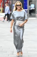 AMANDA HOLDEN Leaves Heart Breakfast Show in London 09/09/2024