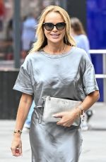 AMANDA HOLDEN Leaves Heart Breakfast Show in London 09/09/2024