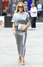 AMANDA HOLDEN Leaves Heart Breakfast Show in London 09/09/2024