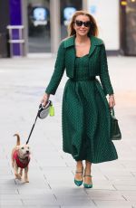 AMANDA HOLDEN Leaves Heart Breakfast Show in London 09/26/2024
