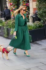 AMANDA HOLDEN Leaves Heart Breakfast Show in London 09/26/2024