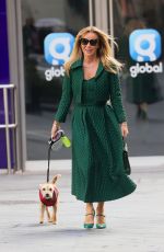 AMANDA HOLDEN Leaves Heart Breakfast Show in London 09/26/2024
