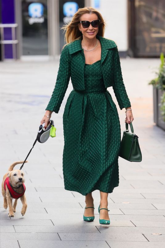 AMANDA HOLDEN Leaves Heart Breakfast Show in London 09/26/2024