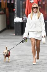 AMANDA HOLDEN Leaves Heart Radio in London 09/02/2024