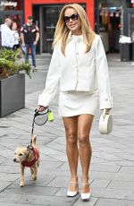 AMANDA HOLDEN Leaves Heart Radio in London 09/02/2024